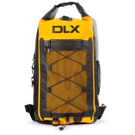 Trespass DLX Waterproof Rucksack Eredine in YELLOW, Front view