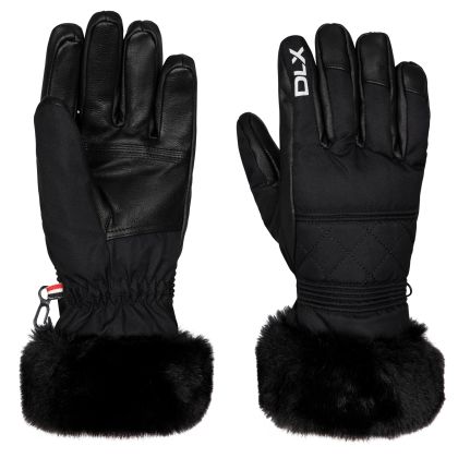 DLX Womens Ski Glove Dirin in Black